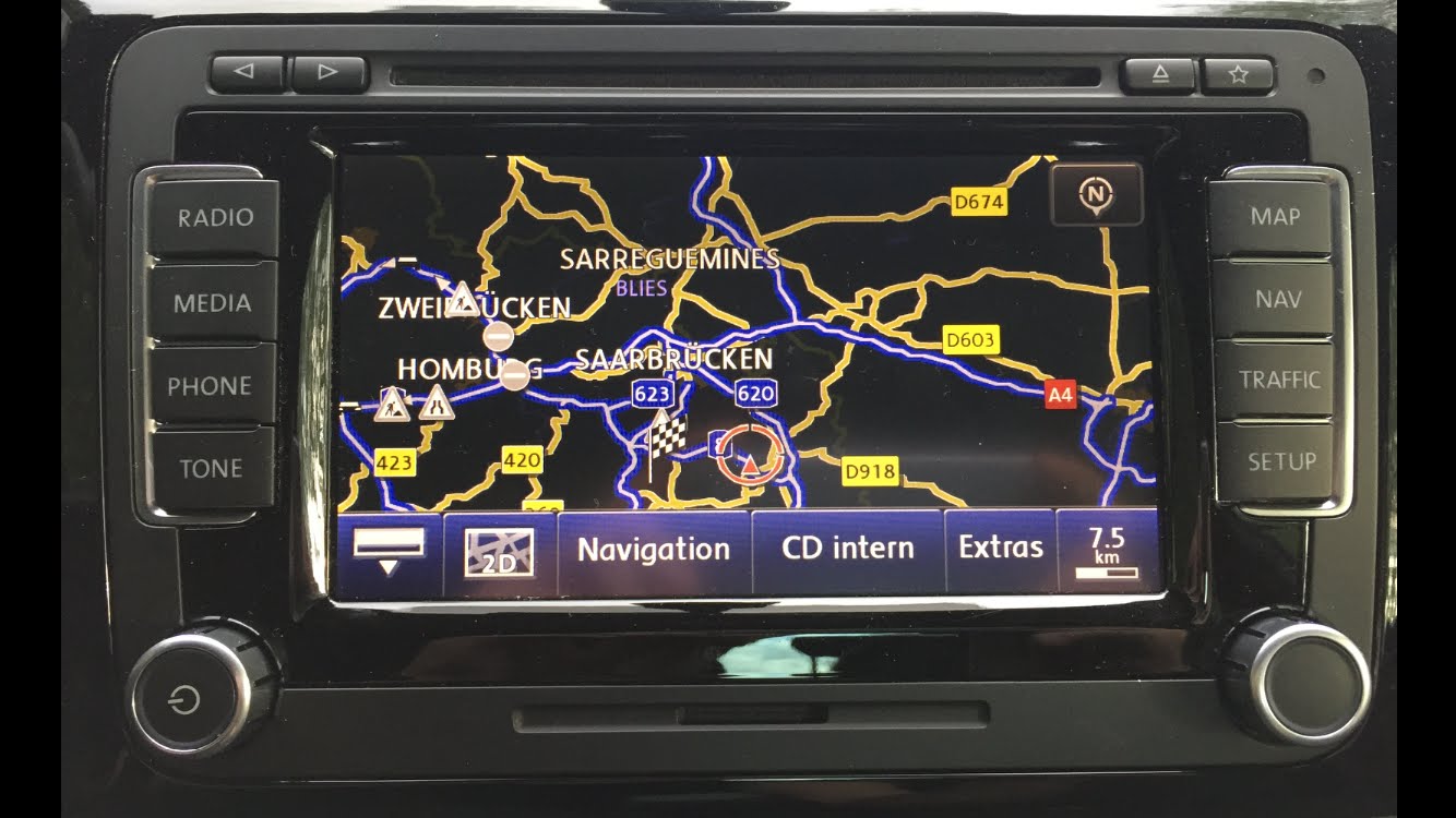 VW RNS 510 Alle Funktionen Update Kartenupdate