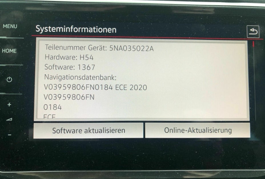 VW Discover Pro Firmware Update